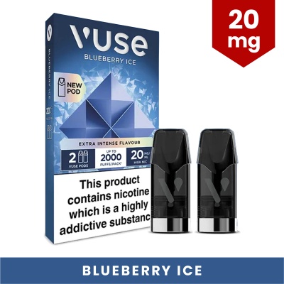 Vuse Blueberry Ice Extra-Intense Flavour Pods (20mg)