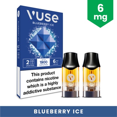 Vuse Pro ePod Blueberry Ice Refill Pods (6mg)