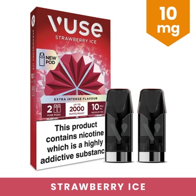 Vuse Strawberry Ice Extra-Intense Flavour Pods (10mg)