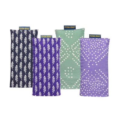 Yoga-Mad Patterned Organic Cotton Eye Pillow