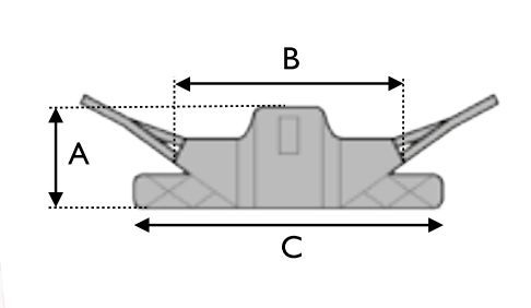 Stand Assist Sling sizing diagram